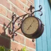 Smart Garden York Station Wall Clock & Thermometer -Garden Decoration Shop 897682 5063001 1 2 3 600 75133.1665133261