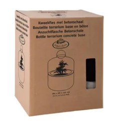 Bottle Terrarium Concrete Base (small) -Garden Decoration Shop AGG43 BOTTLE TERRARIUM CONCRETE BASE 2 93082.1684058565