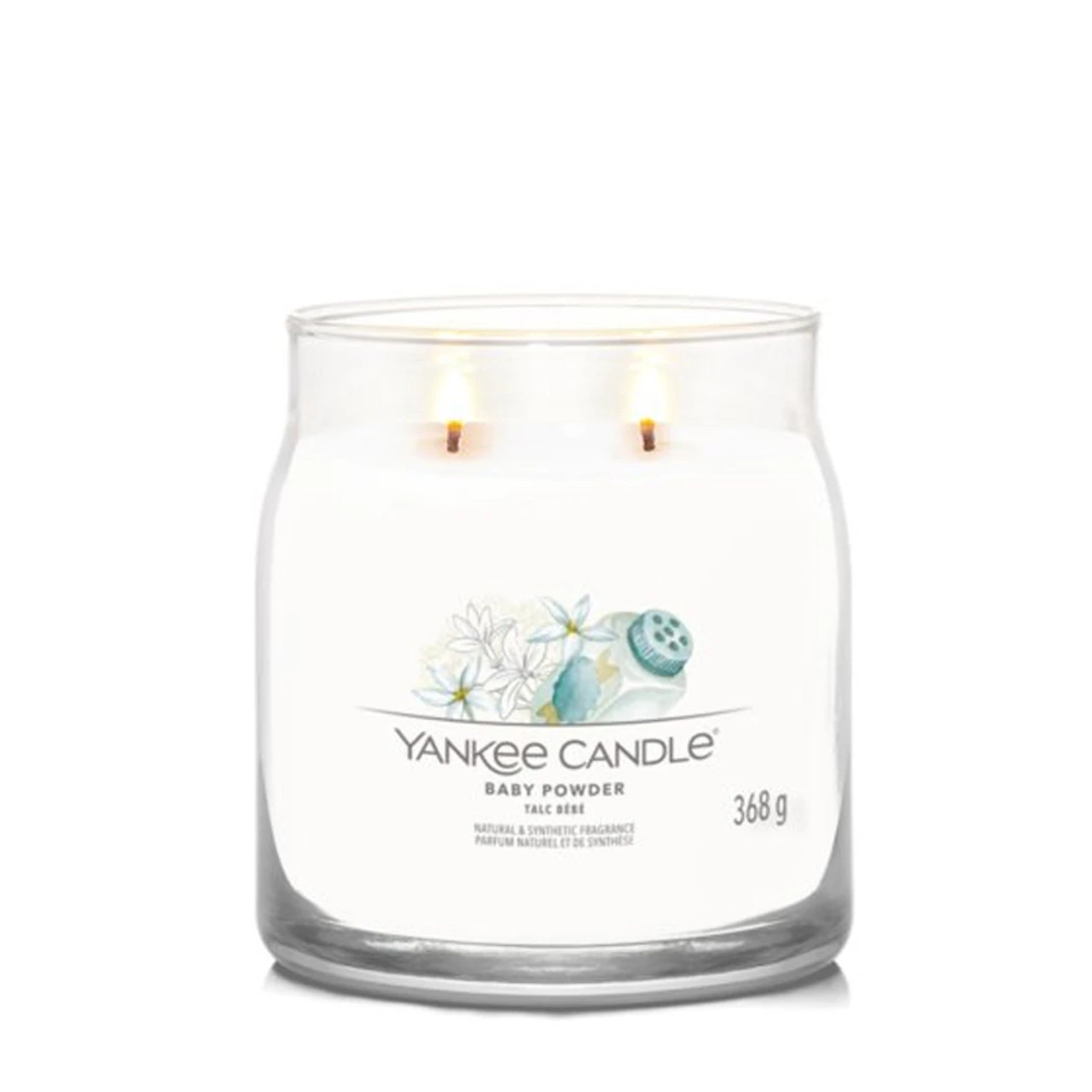 Yankee Candle Signature Medium Jar Baby Powder 4 Yankee Candle Signature Medium Jar Baby Powder - Image 2