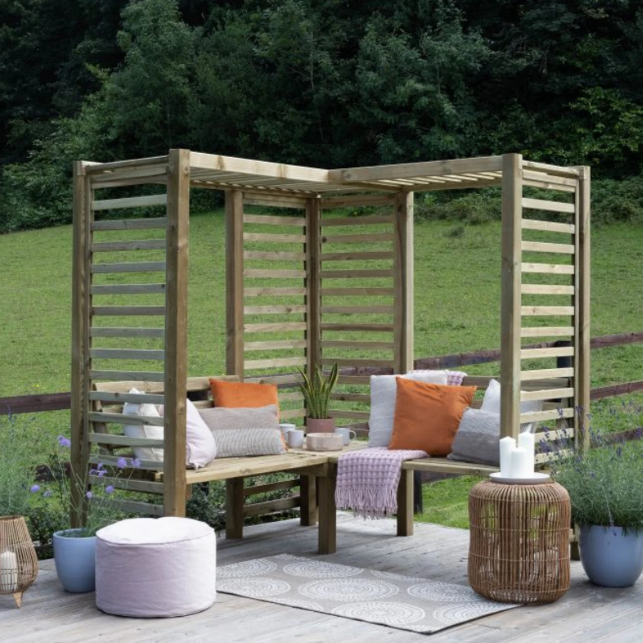 Forest Firenze Corner Arbour - Home Delivery 3 Forest Firenze Corner Arbour - Home Delivery