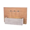 Kaemingk Rectangular Rib Fountain With Wooden Look Water Feature -Garden Decoration Shop New Project87 14039.1676467246
