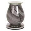 Touch Electric Wax Melt Burner - Grey Swirl Oval 1 Touch Electric Wax Melt Burner - Grey Swirl Oval -Garden Decoration Shop ar1450 05880.1665133532