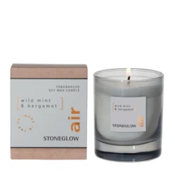 Stoneglow Elements - Air - Wild Mint & Bergamont Tumbler Candle