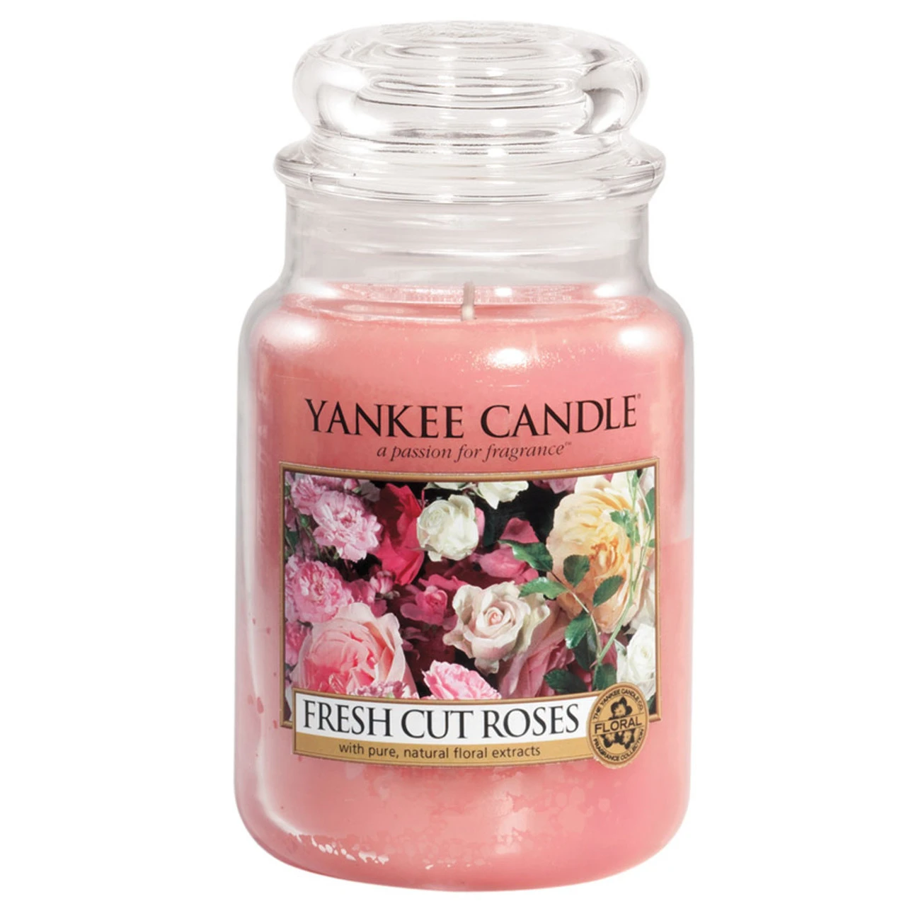 Yankee Candle Fresh Cut Roses - Large Jar 3 Yankee Candle Fresh Cut Roses - Large Jar