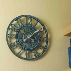 Newby Mechanical Wall Clock - Verdigris -Garden Decoration Shop gagclo0037 1 10985.1662990818