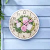 Floral Wall Clock 12" -Garden Decoration Shop gagclo0050 1 96256.1665133260