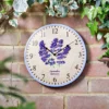 Lavender Wall Clock 12" -Garden Decoration Shop gagtop0046 49567.1665133260