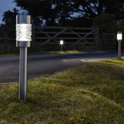 Martello Stainless Steel Stake Light - 3 Pack