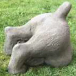 Border Stoneware Dog Down Hole