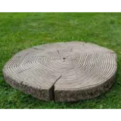 Border Stoneware Log Stepping Stone