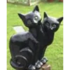 Border Stoneware Pair Of Cats -Garden Decoration Shop new project 1077 81022.1665133550