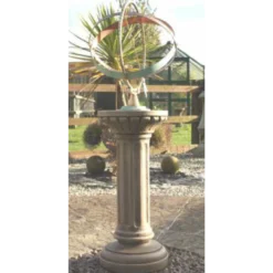 Border Stoneware Tall Fluted Sun Dial