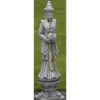 Border Stoneware Large Oriental Man On Plinth -Garden Decoration Shop new project 597 63029.1665133539