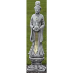 Border Stoneware Large Oriental Woman On Plinth