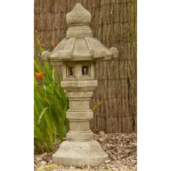 Border Stoneware Bali Lantern
