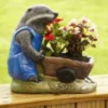 Border Stoneware Badger And Barrow -Garden Decoration Shop new project 740 90671.1665133561