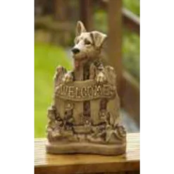 Border Stoneware Welcome Alsatian