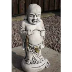 Border Stoneware Standing Buddha