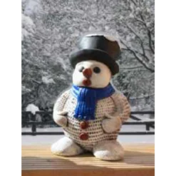 Border Stoneware Snowman