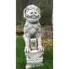 Border Stoneware Small Dragon Dog On Plinth -Garden Decoration Shop new project 946 65671.1665133574