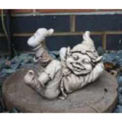 Border Stoneware Pixie Hands Behind Head