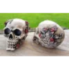 Border Stoneware Small Skull With Roses -Garden Decoration Shop new project 975 96459.1665133548