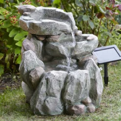 Smart Garden Rock Fall Solar Water Feature