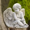 Border Stoneware Sitting Cherub -Garden Decoration Shop sitting cherub web 12841.1665133572