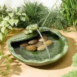 Smart Garden Tipping Pail Solar Water Feature